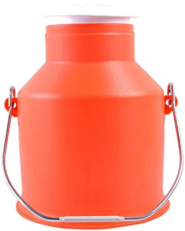 AADB PLASTIC Plastic Milk Container 5 L, 1 Pieces, Orange JioMart