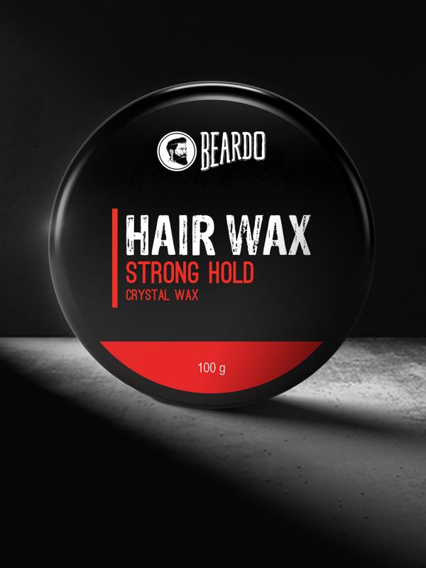 Beardo Stronghold Hair Wax : Crystal Hair Wax | Hair Wax Men | Styling Wax  | Glossy Finish | Shine | Strong Hold | Hair Wax 100 gm - JioMart