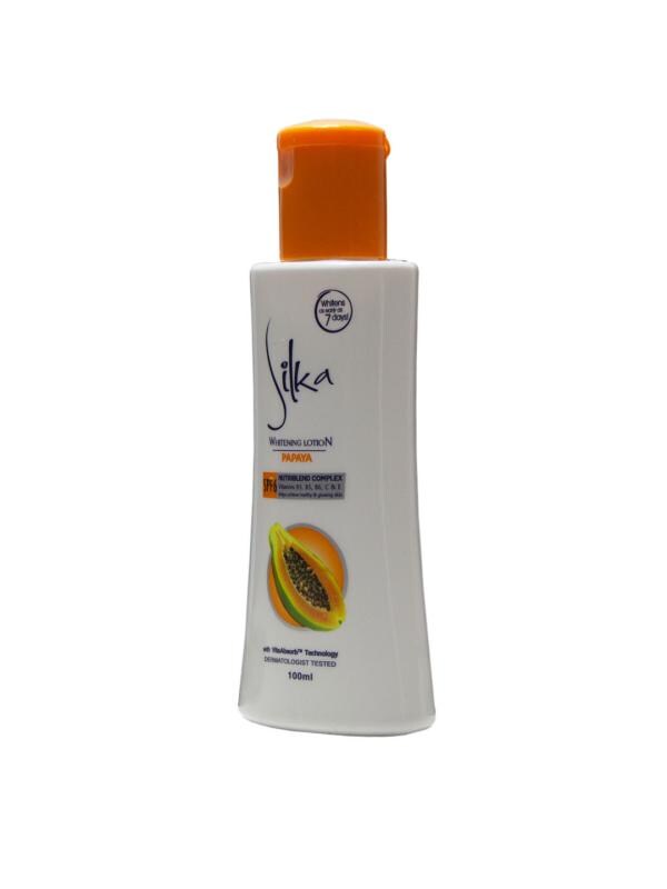 Queue Silka Papaya whitening Lotion with VitaAbsorb Technology 100ml