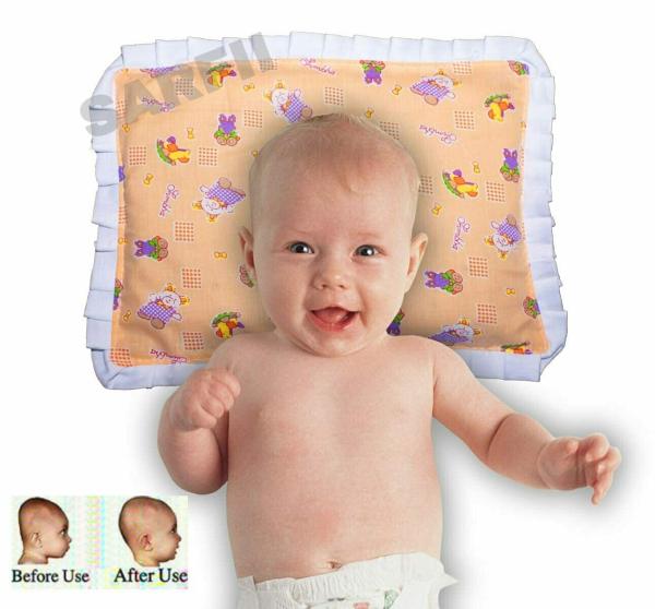 SARFII Baby's Mustard Seeds Pillow for Neck Support and Head Shaping