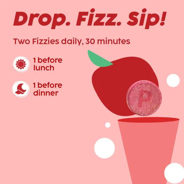 PLIX THE PLANT FIX Apple Cider Vinegar 15 Effervescent Tablet with