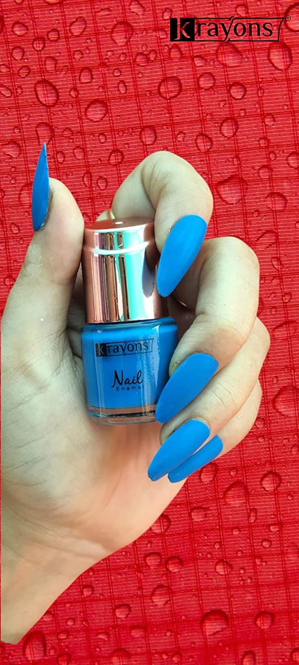 Krayons Crazy Matte Nail Enamel Waterproof Smudgeproof Longlasting 8 ml