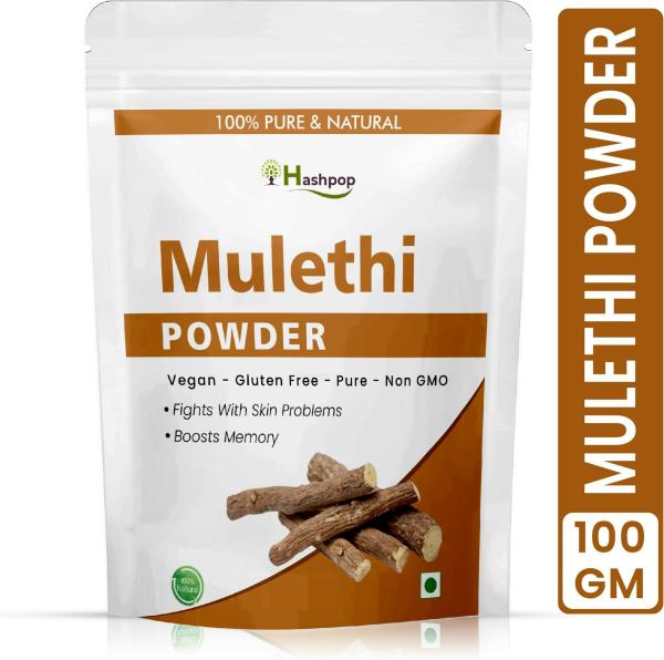 Hashpop Pure Mulethi Powder Licorice For Skin Whitening 100 gm JioMart