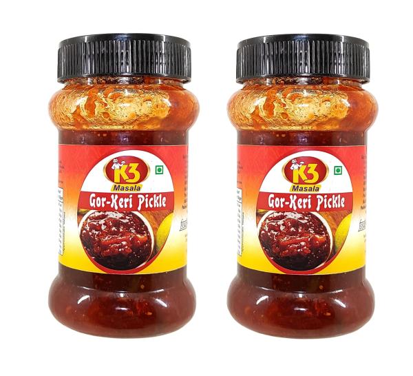 K3 Masala GorKeri (Sweet Mango ) Pickle 250gm. (Pack of 2) JioMart