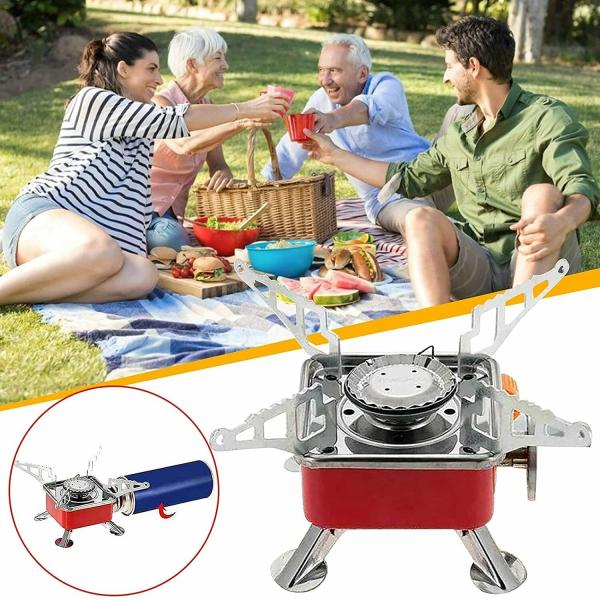 SZONZ Portable Picnic, Camping Aluminum Gas Stove Ultra Light Folding