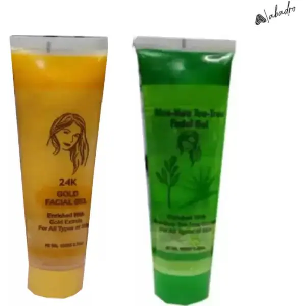 ABADRO 24K FACIAL GEL FACE MAKEUP Primer with Aloe vera Gel Makeup Primer 200 ml (transparent