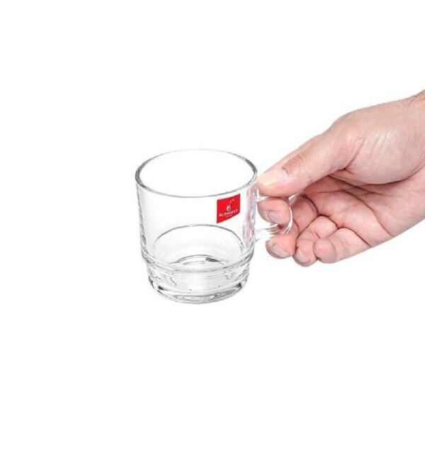 Sqinelli Premium Glass Tea Cup Coffee Cup Set of 6 150 ML