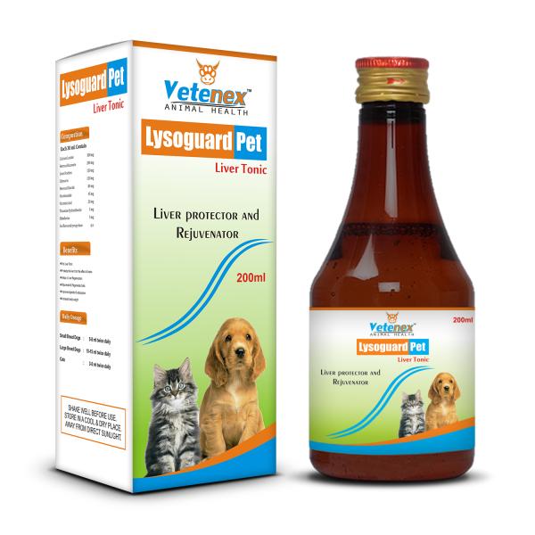 VETENEX Lysoguard-Pet - Liver Tonic Supplement, Appetite Booster for Dogs &  Cats - 200 ML - JioMart