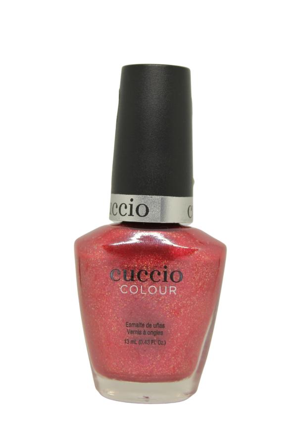 Cuccio Nail Polish 3,2,1 KissShimmer Red Berry 13mlVegan & Enduring