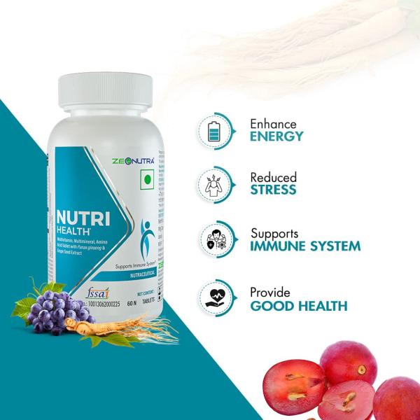 ZEON Nutrihealth Multivitamin Multimineral Antioxidant Supplements