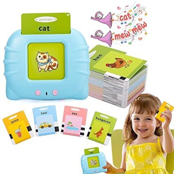 KRISANT Flash Cards, Talking Toys, Talking Flash Cards, Educational