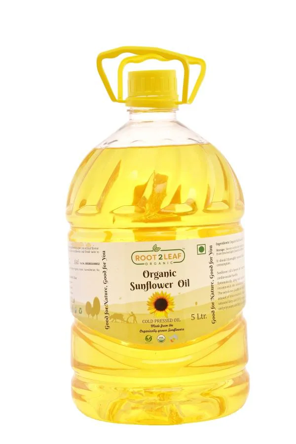 Root2leaf Organic Sunflower Oil 5Ltr JioMart