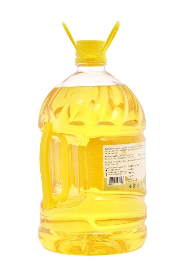 Root2leaf Organic Sunflower Oil 5Ltr JioMart