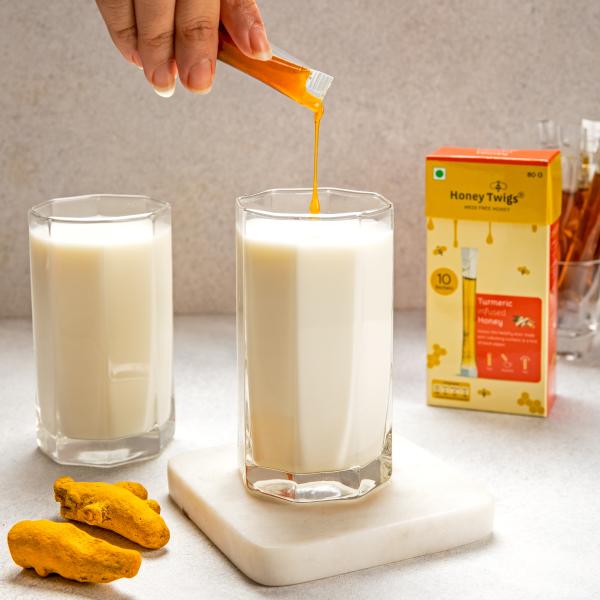 Honey Twigs Turmeric Honey and Black Pepper Natural & Pure Honey