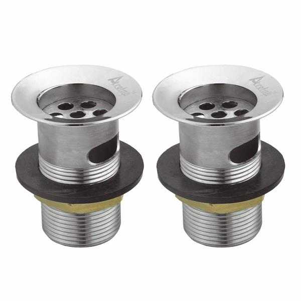 Acetap Brass 32 mm Heavy Duty Half Thread Waste Coupling for Wash Basin