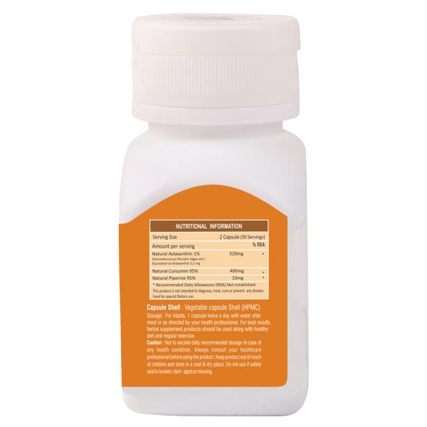 Vaddmaan Astaxanthin++ 60 Capsules (Pack Of 1) Natural Astaxanthin