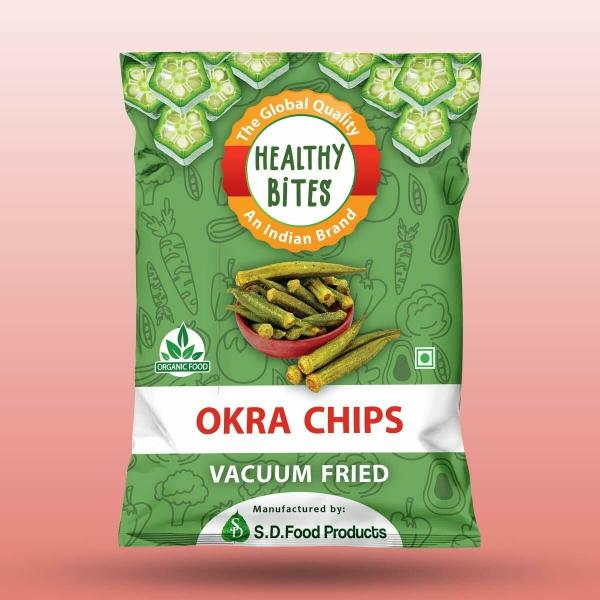 Healthy Bites High Proteins, Okra Vegetable Vacuum Fried Chips ( Pack of 3)(150 gm ) JioMart