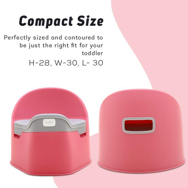 Baybee Pink Potty Training Seats with Removable Tray, High Back Support