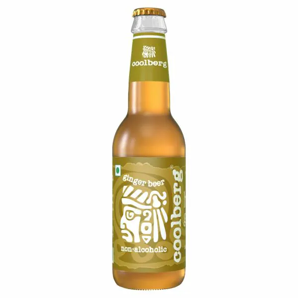 Coolberg Ginger NonAlcoholic Beer 330ml Glass Bottle Pack of 12