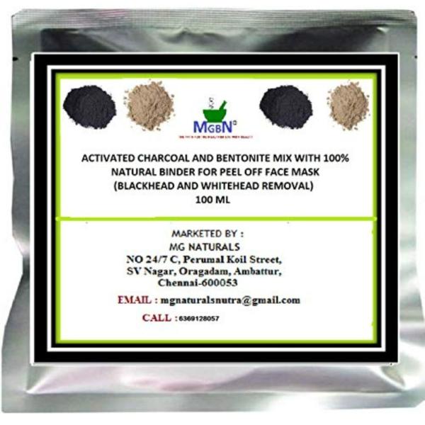 MGBN Activated Charcoal And Bentonite Mix With Binder For Peel Off Face