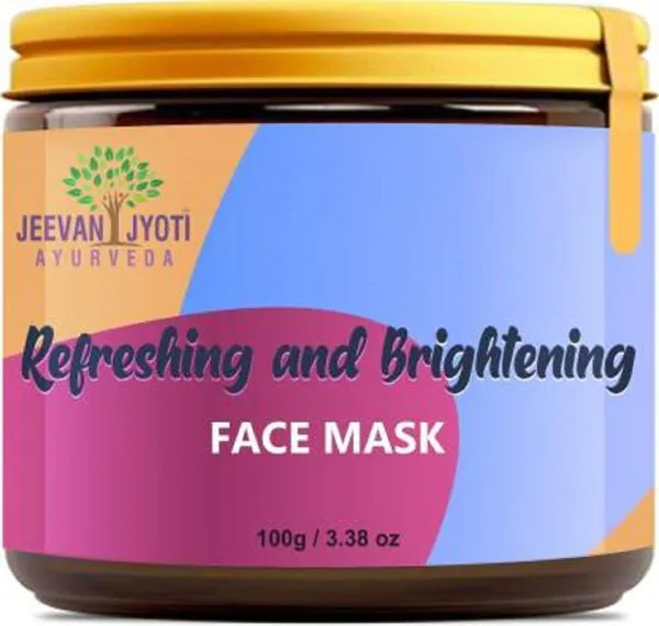jeevan jyoti ayurveda Refreshing & Brightening Face Mask JioMart