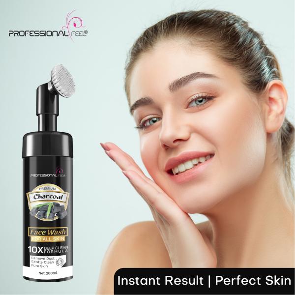 CHARCOAL FOAMING FACE WASH WITH DEEP CLEANING FORMULA JioMart