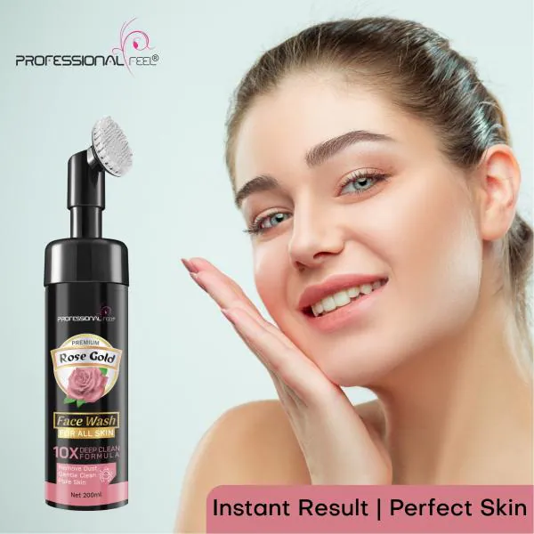 ROSE FOAMING FACE WASH WITH DEEP CLEANING FORMULA JioMart