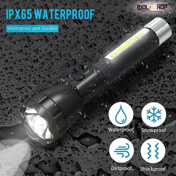 50W + 30W Led Long Range Torch Light with Emergency Light