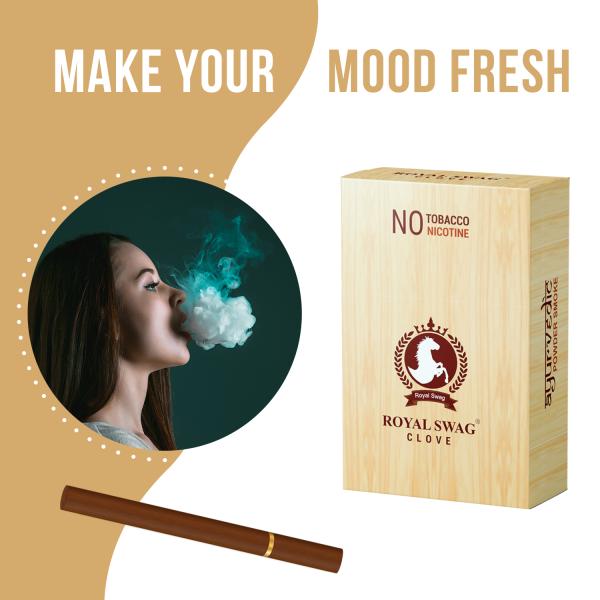 ROYAL SWAG Ayurvedic & Herbal Cigarette, Combo Pack of Fruta, Clove