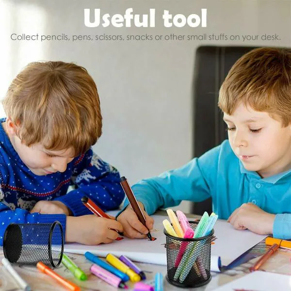 Goodwill Tech PenPencil Desk Holder, Pack of 2 Different Round