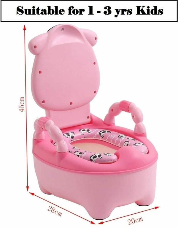 Hukimoyo Potty seat for babies with handle,1 3 years, Portable potty training sitter JioMart
