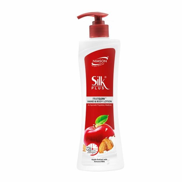 Nimson Silkplus FruitGlow Hand & Body Lotion With Apple, Almond & Pear