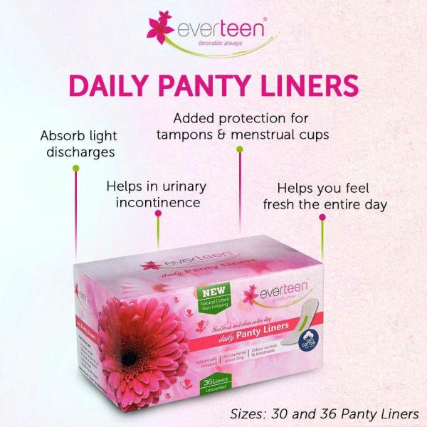 everteen Daily Panty Liners for Light Discharge & Leakage in Women 2
