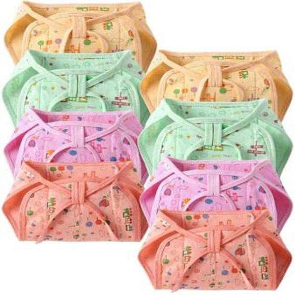 risheeraj Reusable & Waterproof Cotton Baby Nappy Diapers For New Born