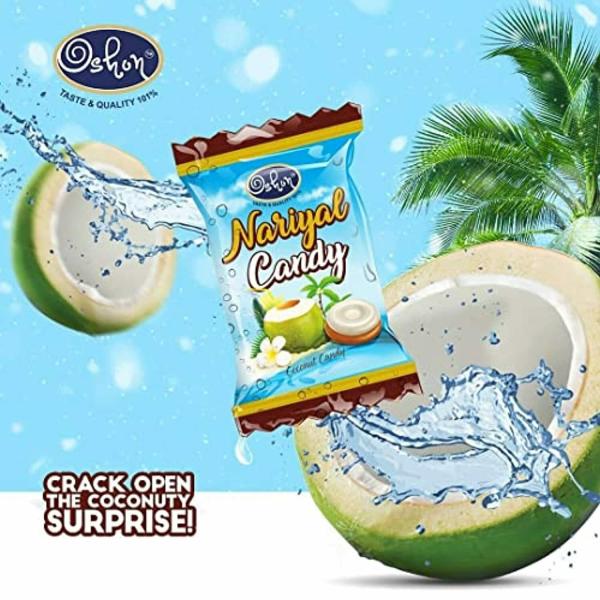Oshon Coconut Cream Filled Nariyal Candy 100 Pcs JioMart