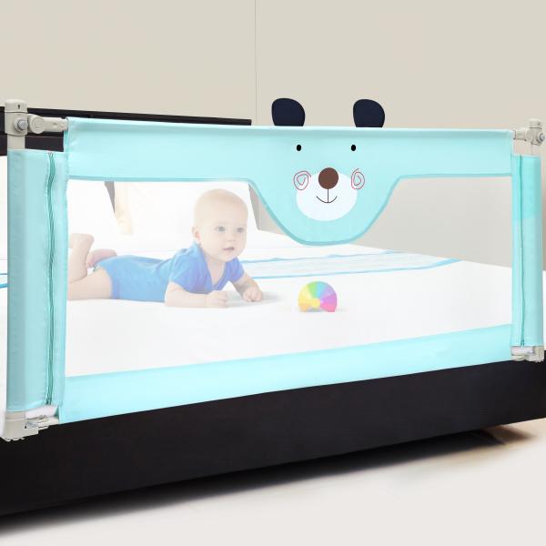 About Space Foldable Bed Rail Baby Falling Safety Guard Barrier