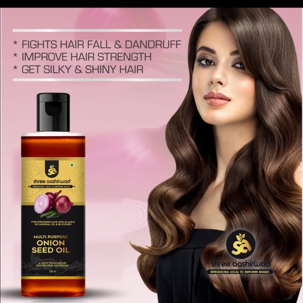 SHREE AASHIRWAD Onion Oil for Hair Growth and Hair Fall Control, 200ml JioMart