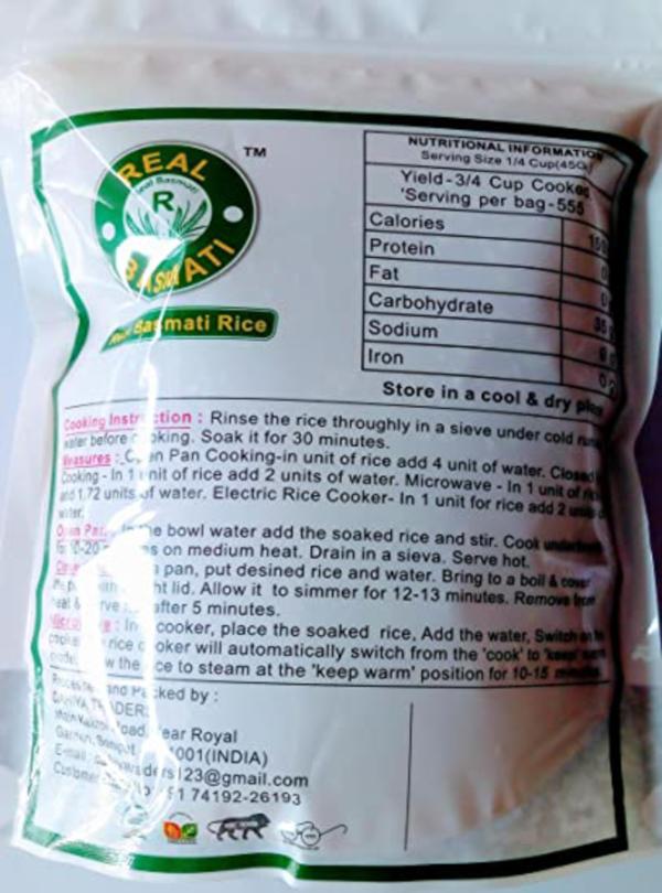 Real Basmati Broken Basmati Rice 5 kg JioMart