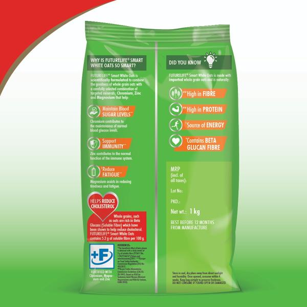 Futurelife White Oats Whole Grains Oats With Targeted Minerals of