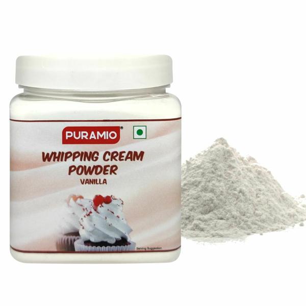 Puramio Whipping Cream Powder Vanilla, 250g JioMart