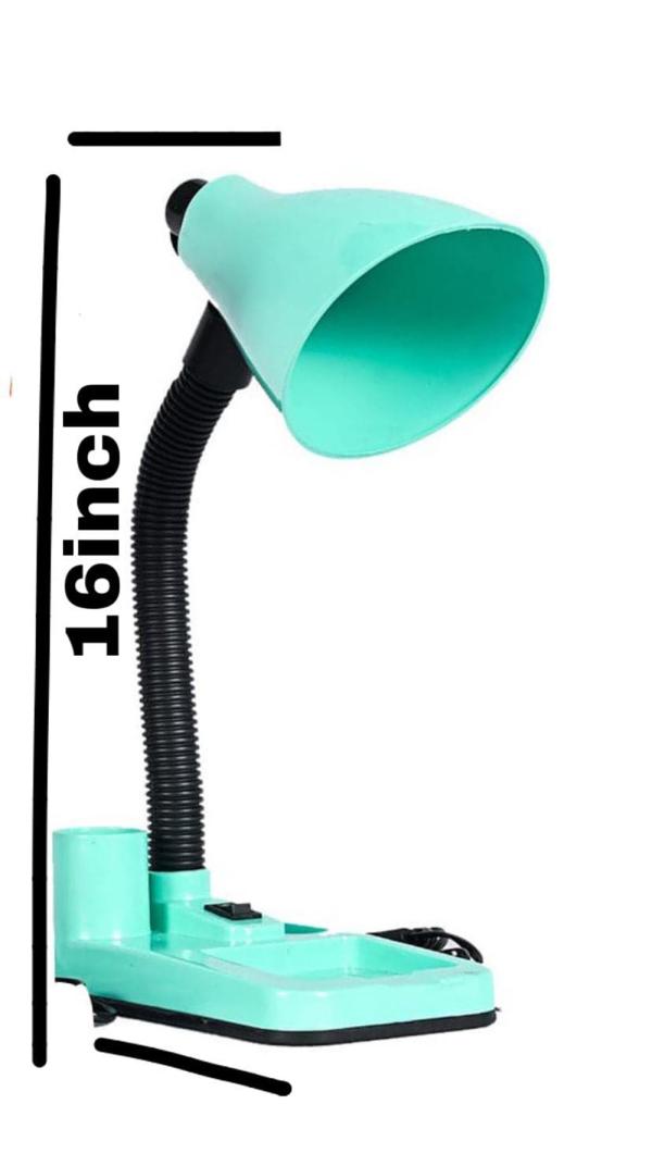 ARTDECOR Polycarbonate Light Green Study Desk Table Lamp B22 Holder