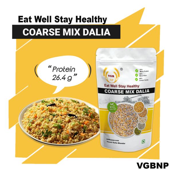 VGBNP 100 Natural & Original Coarse Multigrain daliya (Mota Anaj 3 in 1 Mix Daliya) Pure millet