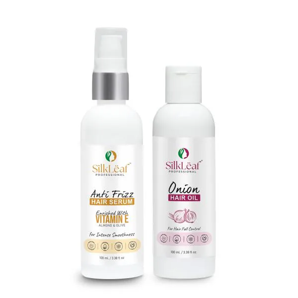 SILKLEAF Hair Oil & Hair Serum for hair Fall Control, Hair Growth, Shine and Smooth Hair 200ml