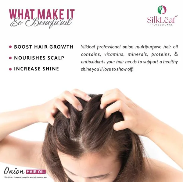 SILKLEAF Hair Oil & Hair Serum for hair Fall Control, Hair Growth, Shine  and Smooth Hair 200ml - JioMart