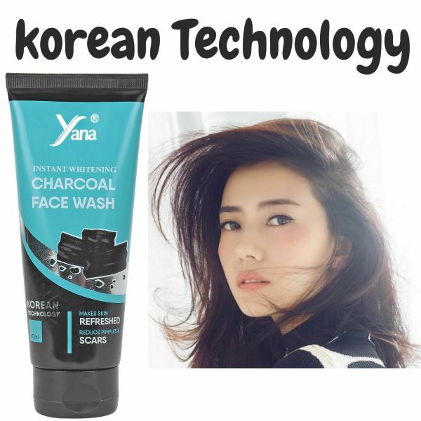 YANA CHARCOAL INSTANT WHITENING FACE WASHFOR ACNE PRONE SKIN FOR DRY