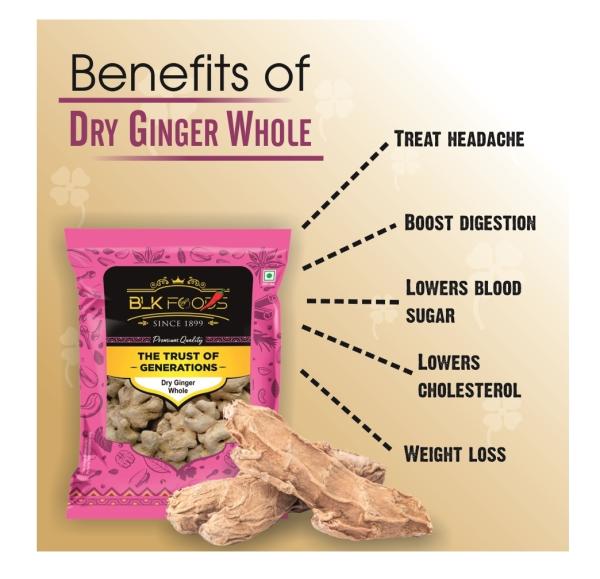 BLK Foods Select Dry Ginger Whole (Sonth) 250g JioMart