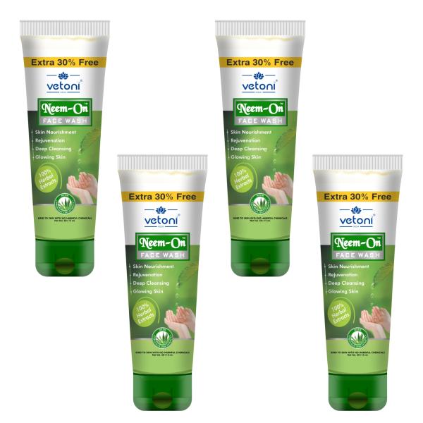 Vetoni Neem Face Wash pack of 4 (65*4 ml ) JioMart