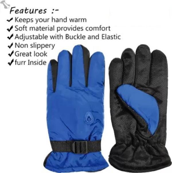 Aksmit SPORTS SUPER WARM WINTER GLOVE WITH EXTRA SOFT FUR Riding Gloves