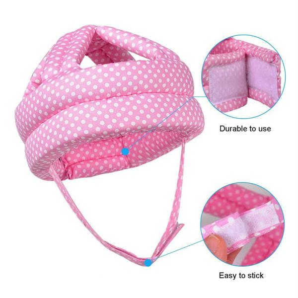 Cuteably Multicolor Baby Safety Helmet And Baby Knee Pads (2 Pcs Each