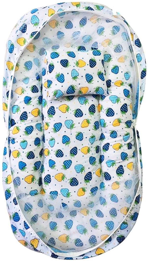 Dolphin52 Baby Sleeping Bed And Baby Carry Bed With Mosquito Net (Pack